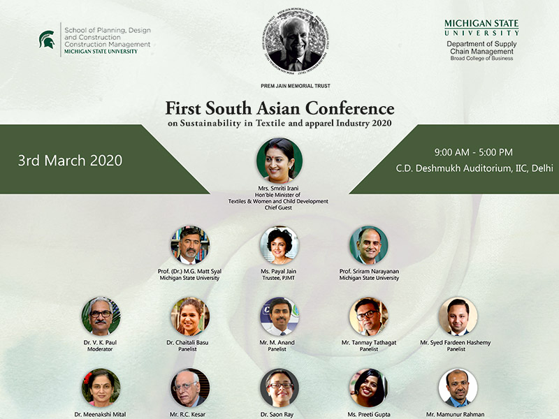 First South Asian Conference on Sustainability in Textile and Apparel Industry 2020